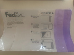 3 Fed EX Shipping Pouches 50 in each Bag-6×10 inches totaling 150