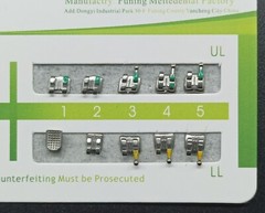 10Set Dental Orthodontic MIM Monoblock Brackets Mini Roth/MBT 022 Slot 345 hooks