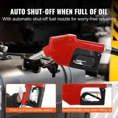 VEVOR 10 GPM Diesel Fuel Transfer Pump Kit w/ Automatic Shut-off Nozzle Hose