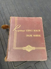 Vintage BRIGGS & STRATTON SERVICE DEALER ENGINE MANUAL TONS OF INFO