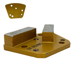 Diamond Grinding Discs for Bolt on Concrete Floor Grinders Medium Bond 9 Pack