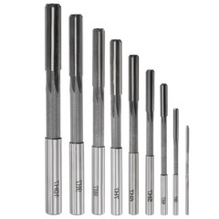 9pcs Chucking Reamer Sets H7 Lathe Machine Reamer Straight Flute (2mm-10mm)