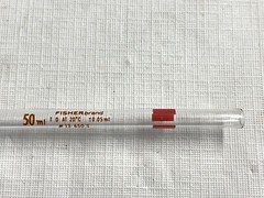FISHERBRAND Glass Class A 0.5-40mL Bulb Volumetric Reusable Pipette Pipet 13-650
