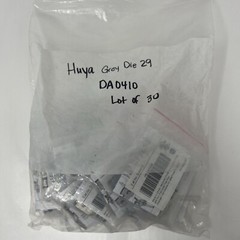 Lot of 30 Huya Grey Die 29 DA0410 Cable Size 8 STR TO 500 MCM Copper Lugs