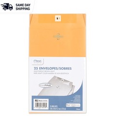 25 Count 6″ x 9″ Clasp Closure Brown Kraft Envelopes – Secure Mailing Solutions