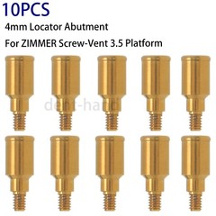 US Dental Zimmer PA Dia=3.5mm Abutments 1-5mm Implant Retention Caps Remove Tool