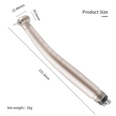 Quiet Dental High Speed Handpiece Push Button Turbine 2Hole/4Hole Ф1.59mm-1.60mm