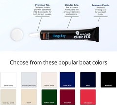 Oyster White All-in-One Marine Epoxy Putty for Effortless Fiberglass Repairs