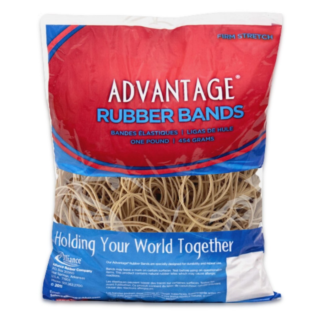 Rubber 26194 Advantage Rubber Bands Size #19, 1 lb Bag Contains Approx. 1250 …