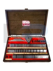 Starrett SS81A1X Square Steel Gauge Block & Accessory Set Grade 0 (81PCS)