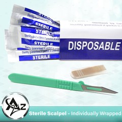 10 Disposable Sterile Surgical Scalpel #11 Callus Removing,Ppodiatry, Dissection