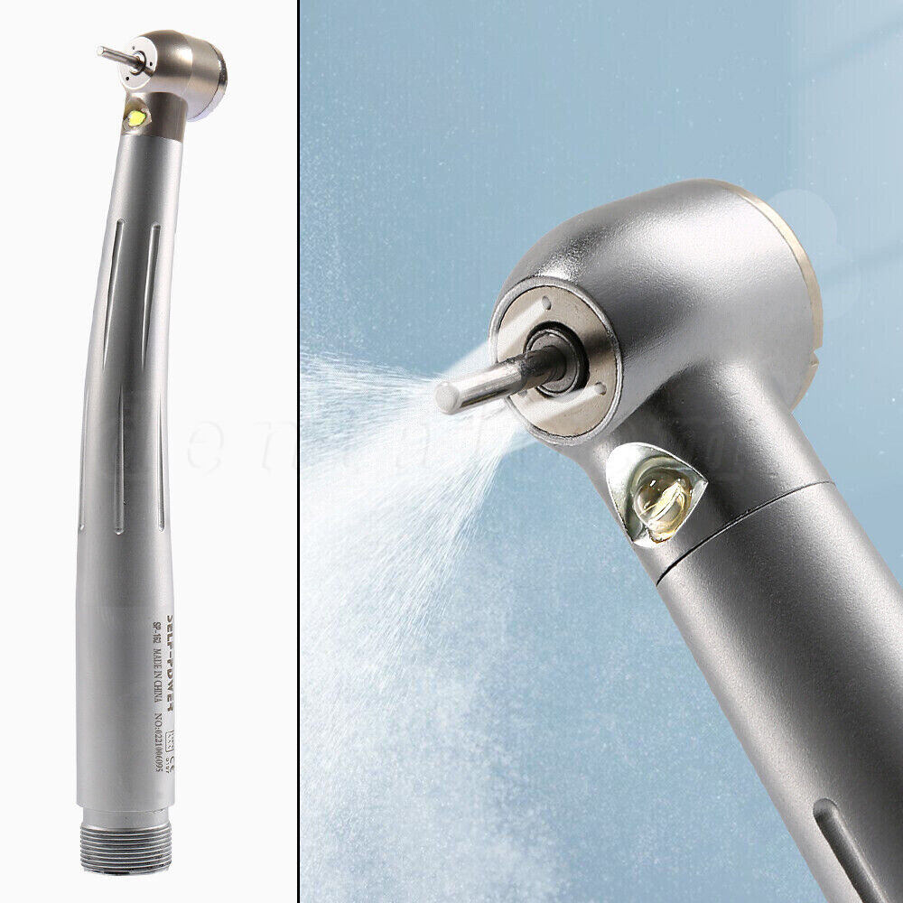SELF-POWER Dental High Speed LED Handpiece Fiber Push Button / Bearing 2H/4H S
