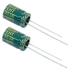 20 PCS 25V 470uF High Frequency Aluminum Electrolytic Capacitor 0.31×0.47in