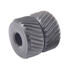 3/4 X 3/8 X 1/4 DIAMOND SHAPE-COARSE KNURLING WHEEL PAIR (2220-0014)