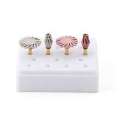 4 Pc Dental Composite Polishing Wheel Silicone Diamond CA2.35MM for Contra Angle