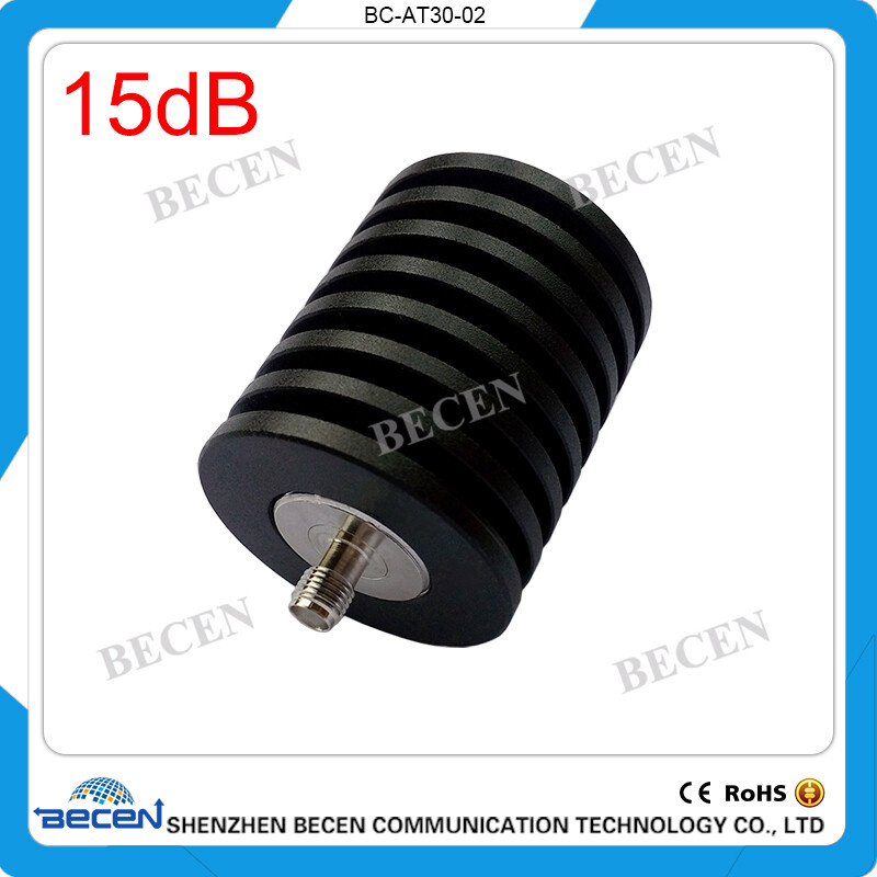 30W SMA 15dB Attenuator Plug male to Jack female 30 Watt DC-3Ghz rf Attenuator