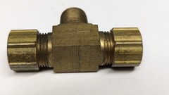 (3) Weatherhead Brass 3/8″ Tube by 1/4″ npt Branch Tee Polyline Fitting, 72×6