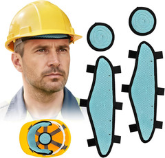 Hard Hat Top Pads and Sweatbands for Safety Helmet, Washable Hard Hat Cooling