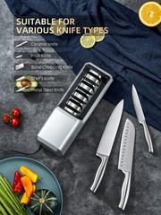 Reemix Electric Knife Sharpener 4-Stage Sharpening Repair Coarse Medium Fine