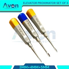 GERMAN 3 LUXATING PERIOTOMES DENTAL ATRAUMATIC EXTRACTING ELEVATORS 3MM 4MM 5MM