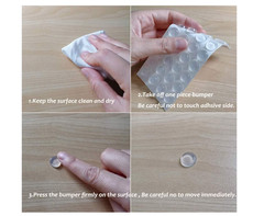 272-Pack Clear Self-Adhesive Cabinet Door Bumpers,Sound Dampening Furniture Pads
