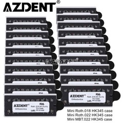 10X Dental Orthodontic Monoblock Bracket Braces Mini Roth/MBT 018/022 AZDENT