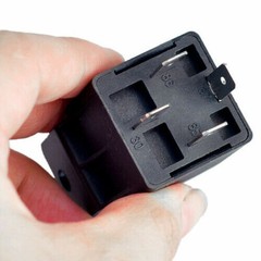 5 Pack 12V 30/40 Amp 4-Pin SPST Automotive Relay with Wires & Harness Socket Set