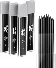 – 2.0 Mm Lead Refills, 48 Pack , Black, 2B, 90 Mm Length, Bold
