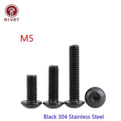 M5 – 0.8-304 Stainless Steel Button Head Socket Cap Screws Metric ISO 7380 Car