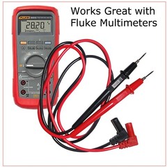 3 Pairs Multimeter Voltmeter Test Probe Leads with Banana Plug Connectors 1000V