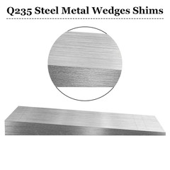 12 Pcs Steel Flange Wedge, 4″ X 2″ Triangle Metal Wedges Shims for Lathes, Weldi