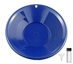 Sluice Monkey 10″ PANNING Gold PAN – Blue