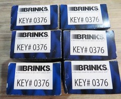 Brinks 50mm / 2″ High Security Steel Laminated Padlocks Set of 6 Keyed Alike
