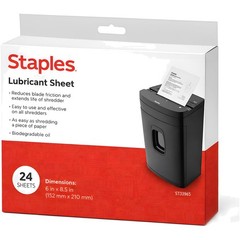Shredder Maintenance Sheets, 24 Count – Easy Cleaning & Noise Reduction Solution
