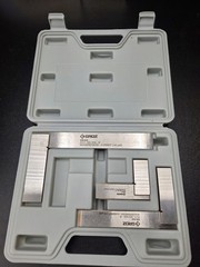 Groz Precision Machinist Square Set SS4 SS A6 Hardened Steel w/ Case NICE #620