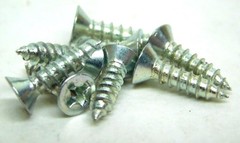 100-250-500-1000! #5 x 1/2″ Flat Head Phillips Wood Screws Steel Zinc Plated HF