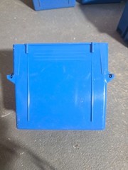 1 Gang New Work Electrical Switch Outlet Box 3.44″ Deep 23 cu in ETL Blue
