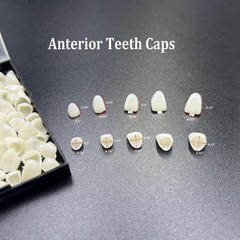 1 Box False Teeth Crown Repair Kit Dental Anterior Veneers Fake Tooth Cap Crown
