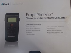 Empi Phoenix TENS NMES Unit Complete Kit Open Box Neuromuscular Stimulator