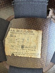 Vintage 1930s – 1940s MSA Skullgard Fiberglass Full Brim Hard Hat +FAST SHIP!