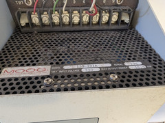 60 DAY MOOG MODEL 150-101A 230V BRUSHLESS PWM DRIVE POWER SUPPLY