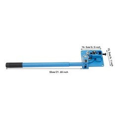 0–5mm Manual Flat Bar Bender, Sheet Metal Bending Tool,Blue Metal Bending Tool
