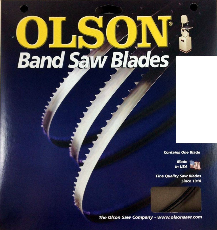Olson 93-1/2″ Band Saw Blade 93-1/2″ Long x 1/2″ Wide 4 TPI Hard Edge Flex Back