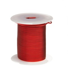 18 AWG Gauge Enameled Copper Magnet Wire 8 oz 100′ Length 0.0415″ 155C Red