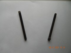 SQUARE HEAD SET SCREWS. 5/16-18 x 4″ CASE HARDENED. CUP POINT. 2 PCS. NEW