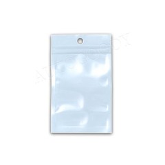 2000 Zip Zipper Lock Bags Clear Plastic White Back 4″ x 2.75″ Seal Reclosable