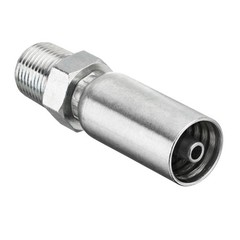 12PCS Hydraulic Hose End Fitting 1/4″ Hose x 3/8″ NPTF Male w/ Protection Cover