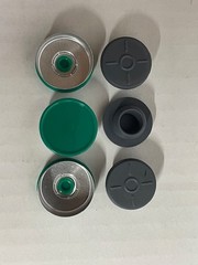 Large 1000 Pc.Lot 20mm Flip Top Cap Aluminum Crimp Seal for Vials Shiny Green