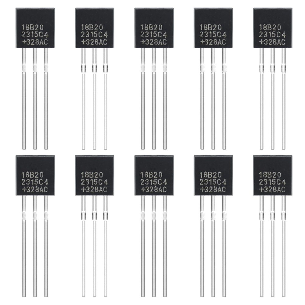 Ds18b20 Temperature Sensor Digital Thermometer 55c To 125c pack Of 10pcs