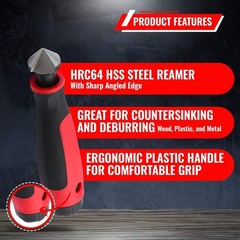AFA Tooling Deburring Countersink Reamer Tool with 15 Blade for PVC Copper Resin
